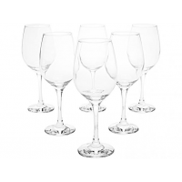 Jogo de Taças para Vinho Vidro 385ml 6 Peças - Nadir Barone Jogo de Taças para Vinho Vidro 385ml 6 Peças - Nadir Barone