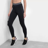 Calça Legging Gonew Basic Workout Feminina - Preto e Branco Calça Legging Gonew Basic Workout Feminina - Preto e Branco