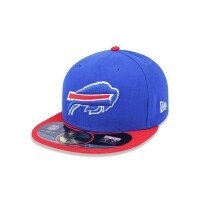 Boné 59fifty Aba Reta Fechado Buffalo Bills NFL - Tam 7 1/8 Boné 59fifty Aba Reta Fechado Buffalo Bills NFL - Tam 7 1/8