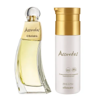 Combo Accordes: Des. Colônia + Creme Hidratante Corporal Combo Accordes: Des. Colônia + Creme Hidratante Corporal