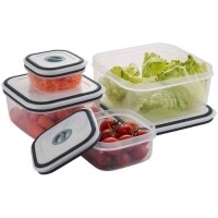 Conjunto de Potes Herméticos Electrolux em Polipropileno – 4 Peças Conjunto de Potes Herméticos Electrolux em Polipropileno – 4 Peças