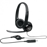 Headset Logitech H390 USB 2.0 Couro - Preto Headset Logitech H390 USB 2.0 Couro - Preto