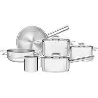 Jogo de Panelas Tramontina Brava Inox 6 Peças Jogo de Panelas Tramontina Brava Inox 6 Peças