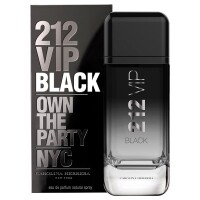 Perfume 212 Vip Black Masculino Carolina Herrera EDP 200ml Perfume 212 Vip Black Masculino Carolina Herrera EDP 200ml