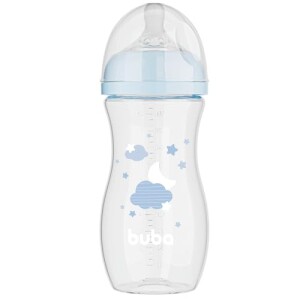 Buba Mamadeira Easy Flow Nuvem Azul 330ml