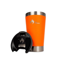 Imagem da oferta Copo Térmico Fox Stainless Quente e Frio com Tampa 473ml Laranja
