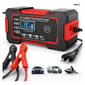 Imagem da oferta Carregador De Bateria Inteligente Reparador Automotivo Kateluo 12v 6a Recupera Baterias 4ah A 100ah Carro Moto Lancha Jetski Caminhão Proteção Cont
