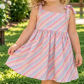 Imagem da oferta Vestido Infantil De Verão Com Lacinho