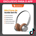 Imagem da oferta bettdow Headphone Bluetooth 5.3 Dobrável com Som HiFi e Graves Potentes 10h de Bateria Microfone HD e Conexão AUXTF