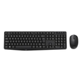 Imagem da oferta WB Conjunto de teclado e mouse sem fio conexão por receptor RF KeyPoint teclado com 107 teclas mouse com 3 botões,