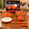 Imagem da oferta Jogo panelas genebra ceramica antiaderente 16 pecas inducao