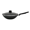 Imagem da oferta Frigideira Funda Antiaderente Wok Com Tampa- Tramontina (Grafite 24 Cm)