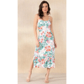 Imagem da oferta Vestido Floral Borrado com Fenda - Posthaus