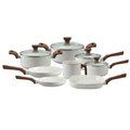 Imagem da oferta Mimo Style, Conjunto de 8 Panelas Pratic Cook Marmol Compatível com Fogão por Indução