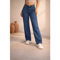 Imagem da oferta Calça Jeans Feminina Wide Leg
