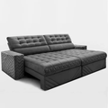 Imagem da oferta Sofá Retrátil e Reclinável 2,50m Molas Ensacadas Max Spring