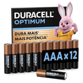 Imagem da oferta Duracell Pilhas Optimum Aaa Palito Pack 12 Unidades Dura Mais Para Controle de Videogame e Brinquedos