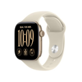 Imagem da oferta Apple Watch Series 12 GPS + Cellular caixa em alumínio douradoclaro de 42 mm com Bracelete desportiva areia - ML