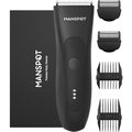 Imagem da oferta Aparador de Pelos Masculino Elétrico MANSPOT, Lâmina Cerâmica, Motor 7000 RPM, À Prova d'Água, para Corpo e Áreas Íntimas