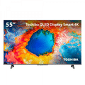 Imagem da oferta Smart TV QLED 55" 4K Toshiba 55C450NS Google TV 3 HDMI 2 USB Wi-Fi - TB035M