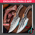 Imagem da oferta Faca Oriental Alta Performance c Detalhes de Dragão - Churrasco e Cozinha