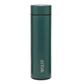 Imagem da oferta Garrafa Térmica 500ml Aço Inox Verde Wolff Termômetro LED para Bebidas Quentes Frias Diário Viagem