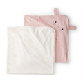 Imagem da oferta Kit Toalha Bebê 2 Peças com Capuz Coelhinhos Interativo Multicor Carter's