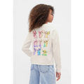 Imagem da oferta Camiseta Infantil GAP Stitch Manga Longa Branca