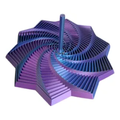 Imagem da oferta Estrela Sensorial Grande Brinquedo Fidget Anti Stress - Alívio Azul E Roxo