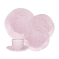 Imagem da oferta Aparelho de Jantar Chá 20 Peças Oxford Redondo Cerâmica Rosa Pink Sand