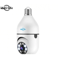 Imagem da oferta Câmera Lampada Segurança Giratoria 360 Full Hd Visão Noturna idali life