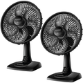 Imagem da oferta Kit 2 Ventiladores de mesa 30 cm 6 pás com 3 velocidades VSP-30-B Mondial