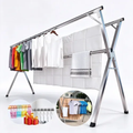 Imagem da oferta Varal De Chão Grande De Roupas 3 Andares Dobrável - Branco