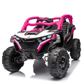 Imagem da oferta Carro Elétrico Jipe UTV Max 12V Som Luz de Led Controle Remoto (Rosa)