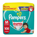 Imagem da oferta Fralda Pampers Pants Ajuste Total Tamanho M, 108 Unidades