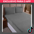 Imagem da oferta Kit Jogo de Lençol Soft Plush Felpudo de Manta SolteiroCasalQueenKing 3 Peças com El...