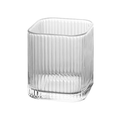 Imagem da oferta LYOR - Porta Escova de Dente de Vidro Lines 8cm x 8cm x 9,5cm