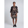 Imagem da oferta Vestido Feminino FARM Estampado Floral e Animal Preto