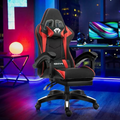 Imagem da oferta Cadeira Ergonomica Gamer Com Apoio Para Os Pés Vermelho