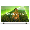 Imagem da oferta Smart Tv 55 Philips Ambilight 4k Google Tv Comando De Voz Prata Bivolt