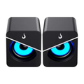 Imagem da oferta Caixa Som Gamer Rise Mode 6W Led Azul USB P2