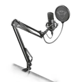 Imagem da oferta Microfone Streamer GXTrust Gaming GXT 252+ Emita Plus Podcast USB Anti-Vibração Preto - 22400