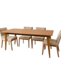Imagem da oferta Mesa De Jantar Retangular 6 Lugares Evora 180 X 90