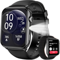 Imagem da oferta IOWODO Relógio Smartwatch Unissex 1.91" com Chamadas Bluetooth - Lanterna LED 2 Pulseiras 100+ Modos Esportivos IP68