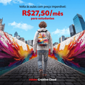 Imagem da oferta Adobe Creative Cloud Pro por R$ 27,50/mês para Estudantes e Professores nos Primeiros 6 meses!