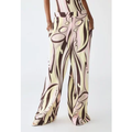 Imagem da oferta Calça Lança Perfume Wide Leg Estampada Off-White