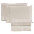 Imagem da oferta Jogo De Cama Casal Padrão Percal 400 Fios Ponto Palito 04 Peças, Antiácaro, Não Faz Bolinha Toque Extra Macio – Branco