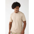 Imagem da oferta Camiseta GAP Reta Listrada Bege