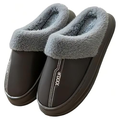Imagem da oferta Pantufas Felpudas Impermeáveis ​​para Homem, Antiderrapantes, Macias e Quentes. Pantufas Masculinas