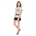 Imagem da oferta Blusa Teen Menina Estampada em Malha Young Class